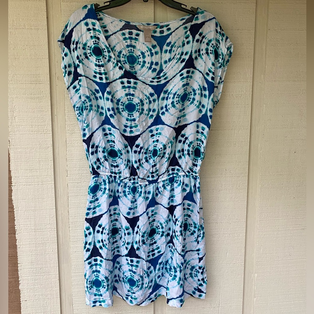 Banana Republic Tie Dye Dress size L Petite